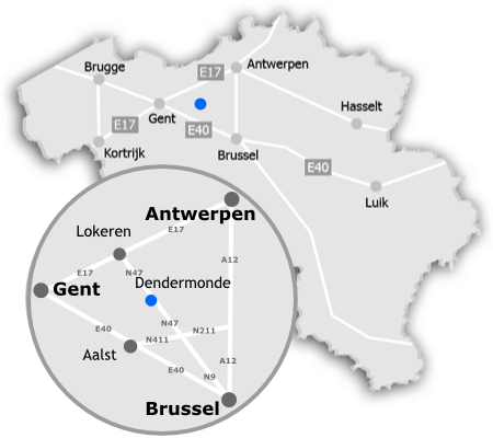 map Dendermonde